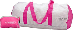 Avento Sporttas - Opvouwbaar tot pocketformaat - Wit/Fuchsia/Grijs