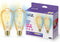 WiZ Edison Filament 2-pack - Slimme LED-Verlichting - Warm- tot Koelwit Licht - E27 - 50W - Goud - Wi-Fi