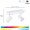 WiZ Opbouwspot Imageo Wit 2 spots - Slimme LED-Verlichting - Gekleurd en Wit Licht - GU10 - 2x 5W - Wi-Fi