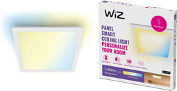 WiZ Plafondlamp Panel Vierkant Wit - Slimme LED-Verlichting - Warm- tot Koelwit Licht - Geïntegreerd LED - 36W