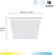 WiZ Plafondlamp Panel Vierkant Wit - Slimme LED-Verlichting - Warm- tot Koelwit Licht - Geïntegreerd LED - 36W