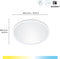 WiZ Plafondlamp SuperSlim Wit - Slimme LED-Verlichting - Warm- tot Koelwit Licht - Geïntegreerd LED - 22W - Wi-Fi
