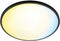 WiZ Plafondlamp SuperSlim Zwart - Slimme LED-Verlichting - Warm- tot Koelwit Licht (2700K tot 6500K) - Geïntegreerd LED - 14W - Wi-Fi