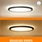 WiZ Plafondlamp SuperSlim Zwart - Slimme LED-Verlichting - Warm- tot Koelwit Licht - Geïntegreerd LED - 22W - Wi-Fi