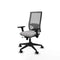 Piqueras y Crespo 3D066N0 - Bureaustoel - Verstelbare hoogte met armleuning - Lichtgrijs