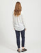VILA VILUCY LS SHIRT - Doorknoop blouse - V-hals - M