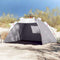 vidaXL - Strandtent - 2-persoons - waterdicht - snelontgrendeling - grijs