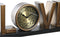 Bordsklocka DKD Home Decor Love Koper Ziverachtig Ijzer (39 x 8 x 15 cm) (2 Stuks)