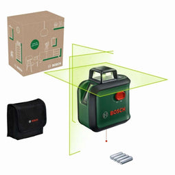 Bosch AdvancedLevel 360 - 360° lijnlaser - Groene lasertechnologie - Nauwkeurigheid +/- 0,4 mm/m