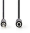 Nedis CAGB22090BK10 - 3.5mm analoge kabel - 100cm - Grijs