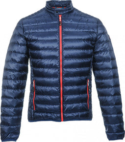 Alvivo Outdoorjas Workuta Heren Nylon Donkerblauw/rood Mt Xs
