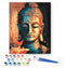 Rubye® Buddha - Schilderen Op Nummer Volwassenen - Compleet Pakket Met Verf En Penselen