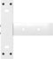 vidaXL - Console - tafelpoten - 2 - st - T-vormig - 25x28x(72-73) - cm - staal - wit