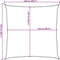 vidaXL - Zonnezeil - 2,5x2,5 - m - 100% - polyester - oxford - lichtgrijs