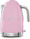 Smeg KLF04PKEU - Waterkoker - 7 temperatuurinstellingen - Roze