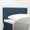 Stoffen Hoofdbord Geometric met hoofdeinde Blauw 80 cm Stof