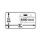 Klika - Thermo-etiketten 57x32mm afneembaar 1000 - 8 stuks