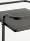 Mica Decorations Cordoba Plantentafel - L25 x B25 x H68 cm - Metaal - Zwart