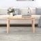 vidaXL - Salontafel - 110x55x45 - cm - massief - grenenhout