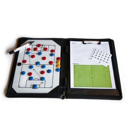 Voetbaltactiekmap - 36 x 27 cm - met klembordbevestiging en magneten