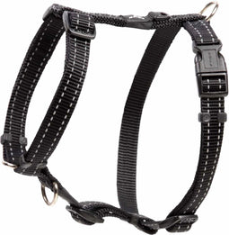 Rogz Utility Tuig Zwart - Hondenharnas - L 45-75x2.0 Cm