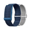 Nilox NXSWONAIRBL - Smartwatch-band - Siliconen TPU - Blauw Zilverkleurig