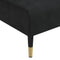 vidaXL - Chaise - longue - fluweel - zwart