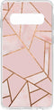 Hoesje Geschikt voor Samsung Galaxy S10 Plus Hoesje Siliconen - Design Backcover siliconen - Meerkleurig / Pink Graphic
