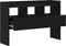 vidaXL - Zwarte - Eik - Sidetable - 105x30x70 - cm - Geengineerd - Hout