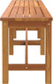 vidaXL - Tuinbank - 150x35x45 - cm - massief - acaciahout