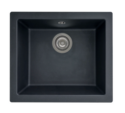 Levica Mika - Spoelbak - 50x44 cm - zwart