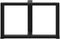 vidaXL - Salontafelpoten - 2 - st - T-vormig - 70x25x(42-43) - cm - staal - zwart