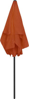 vidaXL - Strandparasol - 180x120 - cm - terracottakleurig