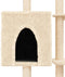 vidaXL - Kattenmeubel - met - sisal - krabpalen - 145 - cm - donkergrijs