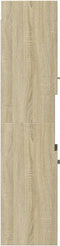 vidaXL - Badkamerkast - 30x30x130 cm - 3 vakken - Sonoma eiken