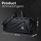 Aramae® Sporttas - Weekendtas - Waterafstotend - Zwart