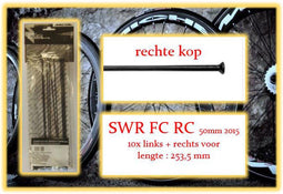 Miche Spaak+nip. 10x V SWR FC RC 50mm carb.draad 2015