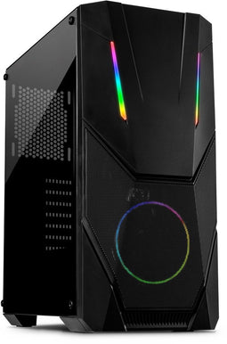Inter-Tech IT-3303 Hornet - Tower - 2 ARGB-ledstrips en 120 mm ventilator - 38,22L