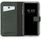 Selencia iPhone Xs - Echt Lederen Bookcase - 3 Pashouders - Groen