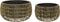 Planter polyrattan round outdoor per stuk - Merkloos