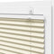 vidaXL Plissé - Rolgordijn - 80x200 cm - 100% polyester - crème