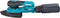 Makita BO006CGZ - Accu-deltaschuurmachine 36 V - 100x150 mm - Blauw