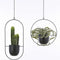 Mica Decorations Dexter - Hangpot - Industrieel design - Zwart - L34 x B14 x H65 cm