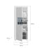 Furnilux Skylight - Wandkastsysteem - 4-delig - Hoogglans wit met grijs glazen details
