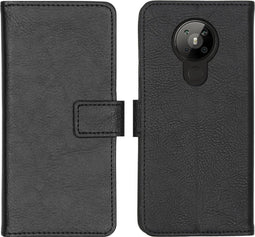 iMoshion Hoesje Geschikt voor Nokia 5.3 Hoesje Met Pasjeshouder - iMoshion Luxe Bookcase - Zwart