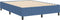 vidaXL - Boxspringbed - Blauw - 160x200 - cm - Corduroy - Stof