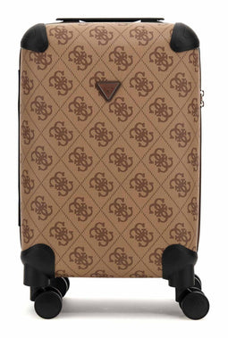 Guess Berta 18 in 18 Wheeler Dames Reiskoffer/Handbagage - Beige - One Size
