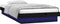 vidaXL - Bedframe - LED - massief - hout - zwart - 90x200 - cm