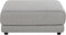 SIGTUNA - Ottomaan - Lichtgrijs - Polyester