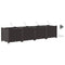 vidaXL - Tuinplanten - met - Water - Irrigatiesysteem - - - 4 - stuks - Bruin